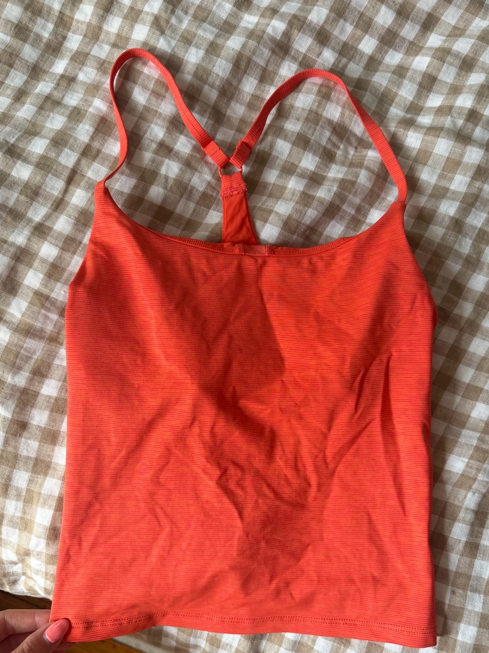 Outdoor Voices Coral Racerback Camisole